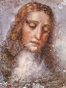  Leonardo  Da Vinci Christ's Head oil painting